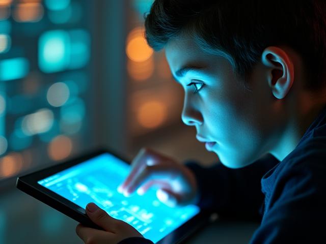 AIチューターと対話する学生